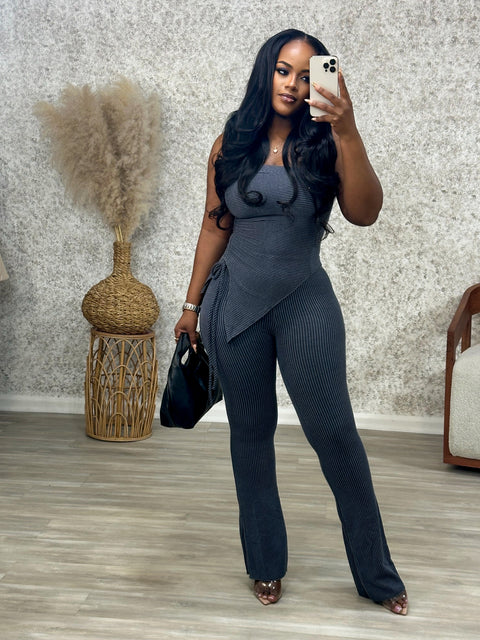 Night Vybz Pants Set (Navy) - Fitz Clothing