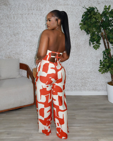 Trilli Jumpsuit (Orange)