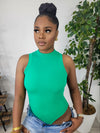 Ria Sleeveless Bodysuit (Green)