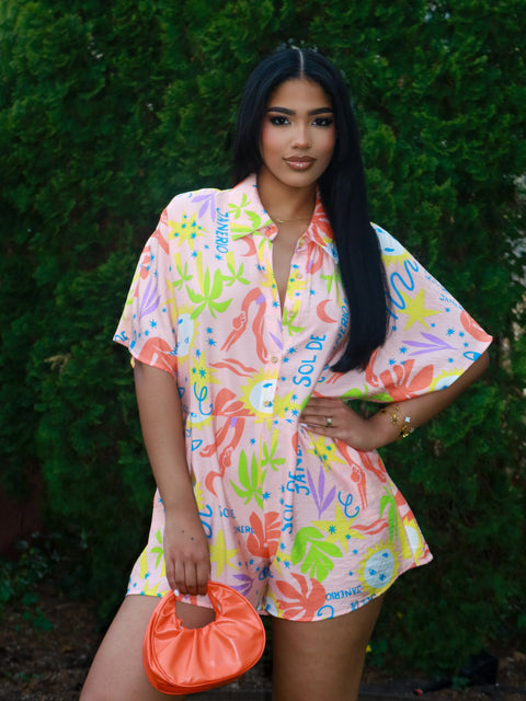 Molly Over Sized Romper - Fitz Clothing