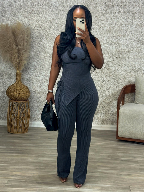 Night Vybz Pants Set (Navy) - Fitz Clothing