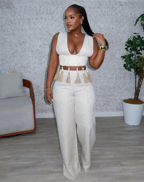 Milo Linen Pants Set