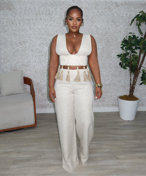 Milo Linen Pants Set