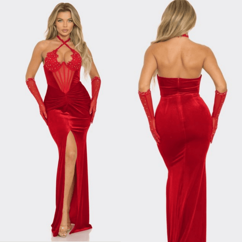 She Is Diva Maxi (Red) - Fitz Clothing