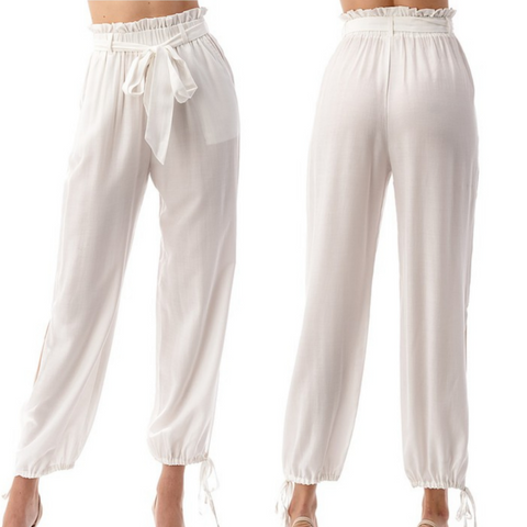 Taylor High Waist Pants (Off white)