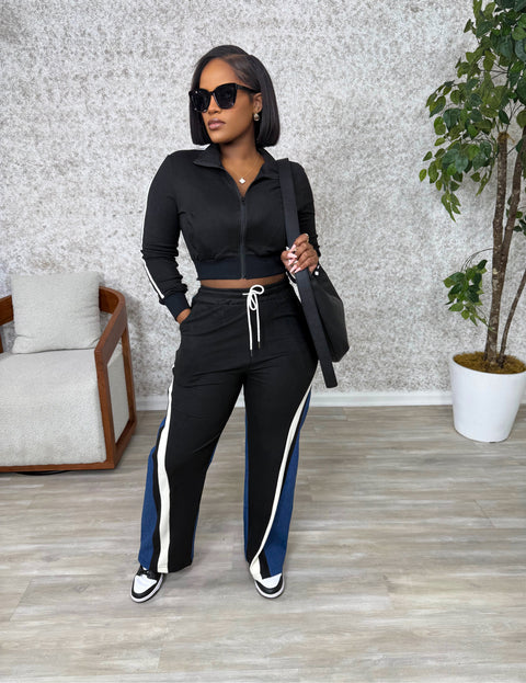 Mika Pants Set (Black) - Fitz Clothing