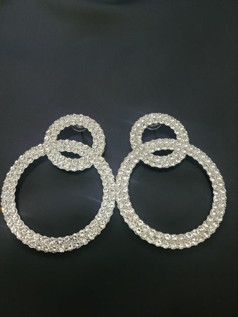 Circle Of Love Earrings (Silver)