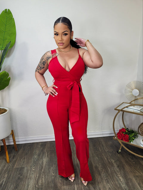 Vally Jumpsuit (Red)