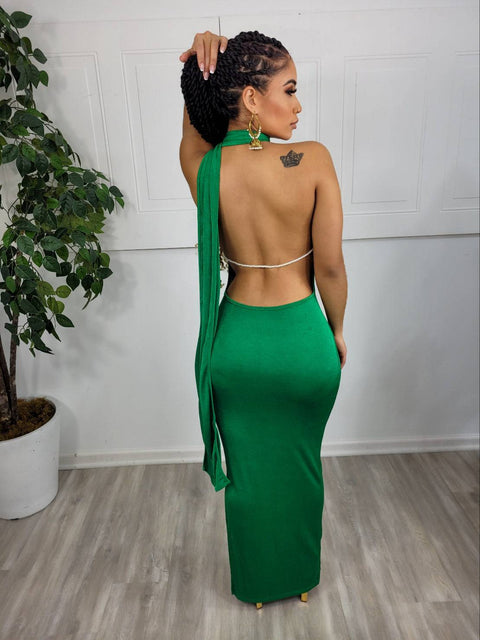Night Life Girl Maxi (Green) - Fitz Clothing