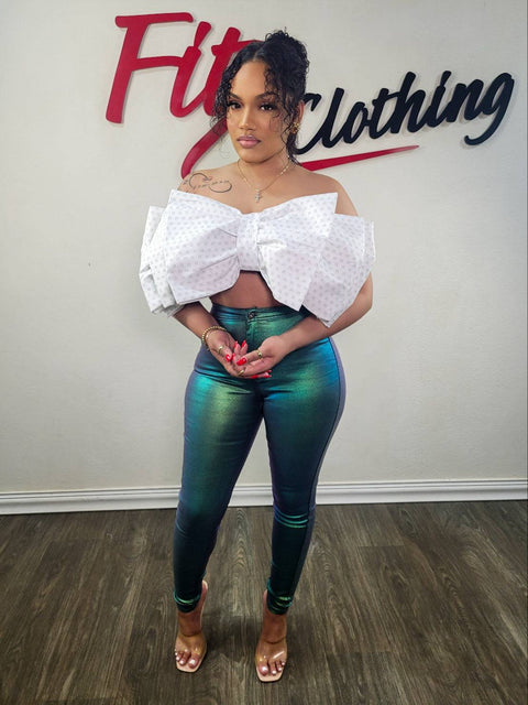 Giel Leather Pants (Green) - Fitz Clothing