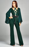 Belted Fashion Jumpsuit