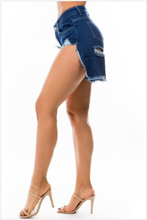 Rip Me Up Denim Shorts - Fitz Clothing