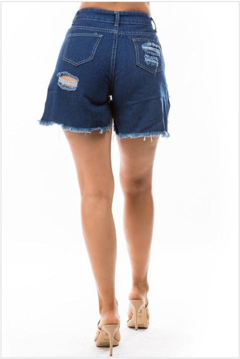 Rip Me Up Denim Shorts - Fitz Clothing