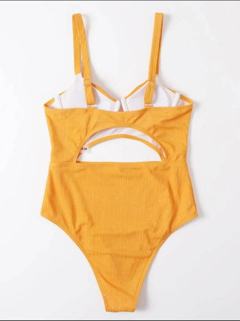 Golden Days One Piece Swimsuit - Fitz Clothing
