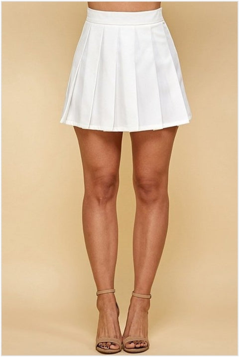 Nila Mini Skirt (White)