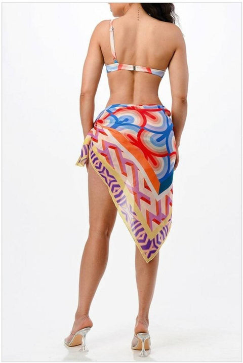 Candy Craze Bikni Set (Orange) - Fitz Clothing